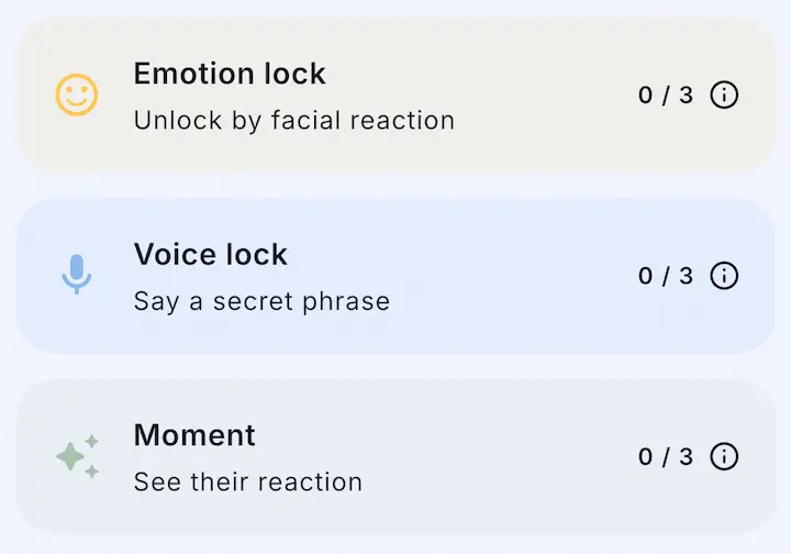 Choose lock type
