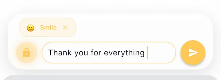 Write & send message