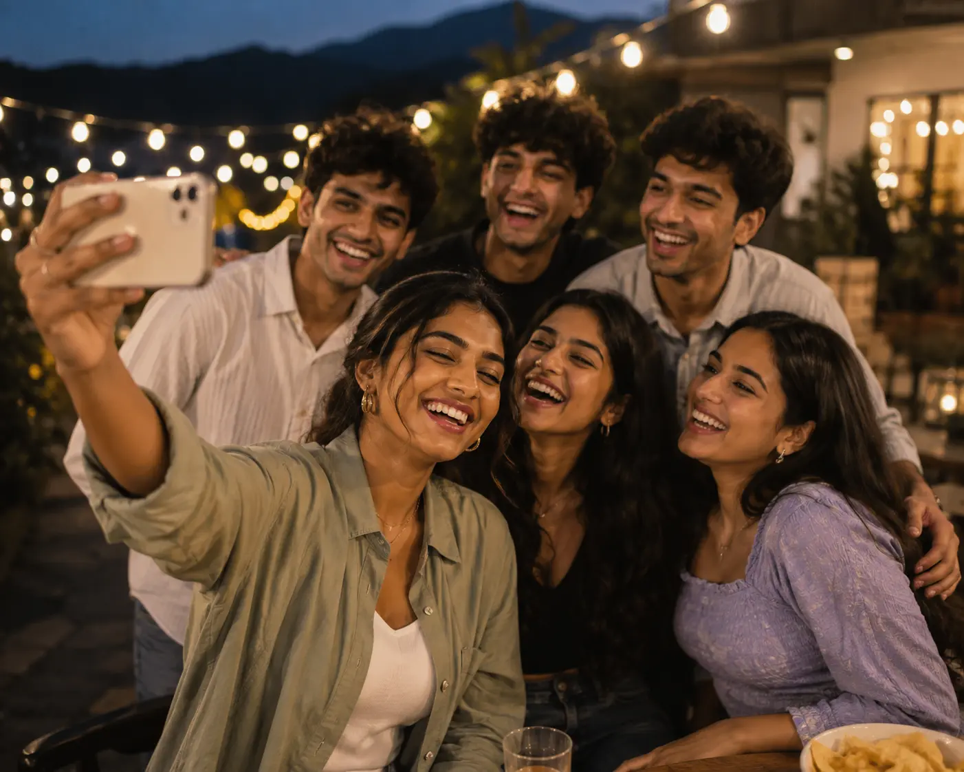 Friends sharing a moment